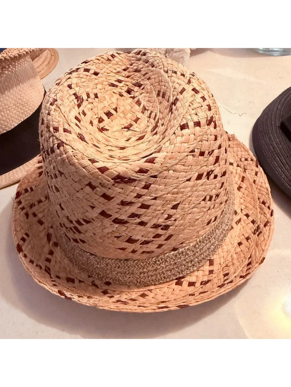 Grace hats straw fedora sun hat